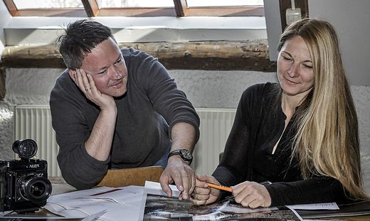 Johannes Puch und Anja Bohnhof sind sich bei der Arbeit "schnell einig". 